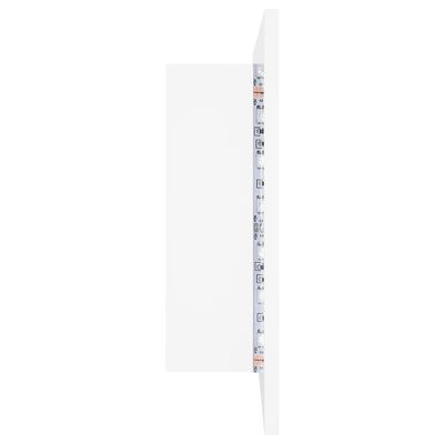 vidaXL Καθρέφτης Μπάνιου με Ντουλάπι LED Λευκός 80x12x45 εκ. Ακρυλικός
