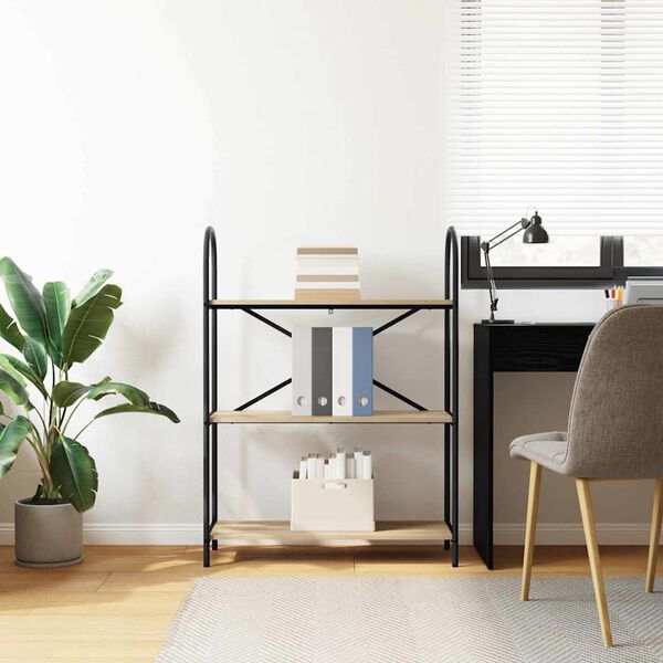 vidaXL &Rho;ά&phi;&iota; &Beta;&iota;&beta;&lambda;ί&omega;&nu; &Delta;&rho;ύ&sigmaf; Sonoma 80 x 30 x 109 &epsilon;&kappa; &Epsilon;&pi;&epsilon;&xi;&epsilon;&rho;&gamma;&alpha;&sigma;&mu;έ&nu;&omicron; &xi;ύ&lambda;&omicron;