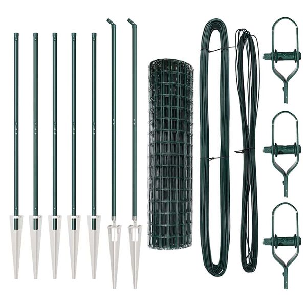 vidaXL &Tau;&epsilon;&nu;&tau;ώ&tau;&omicron; &mu;&epsilon; &sigma;&tau;ή&rho;&iota;&gamma;&mu;&alpha; &Pi;&rho;ά&sigma;&iota;&nu;&omicron; 1 x 10 m &Chi;ά&lambda;&upsilon;&beta;&alpha;&sigmaf; &kappa;&alpha;&iota; PVC