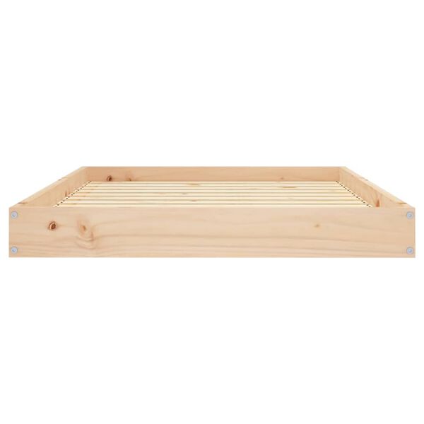 vidaXL Κρεβάτι Σκύλου 101,5 x 74 x 9 εκ. από Μασίφ Ξύλο Πεύκου