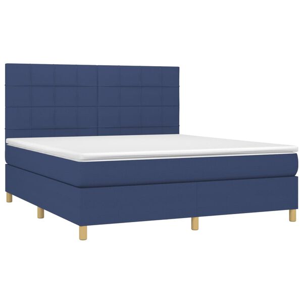 vidaXL &Kappa;&rho;&epsilon;&beta;ά&tau;&iota; Boxspring &mu;&epsilon; &Sigma;&tau;&rho;ώ&mu;&alpha; &Mu;&pi;&lambda;&epsilon; 160x200 &epsilon;&kappa;. &Upsilon;&phi;&alpha;&sigma;&mu;ά&tau;&iota;&nu;&omicron;