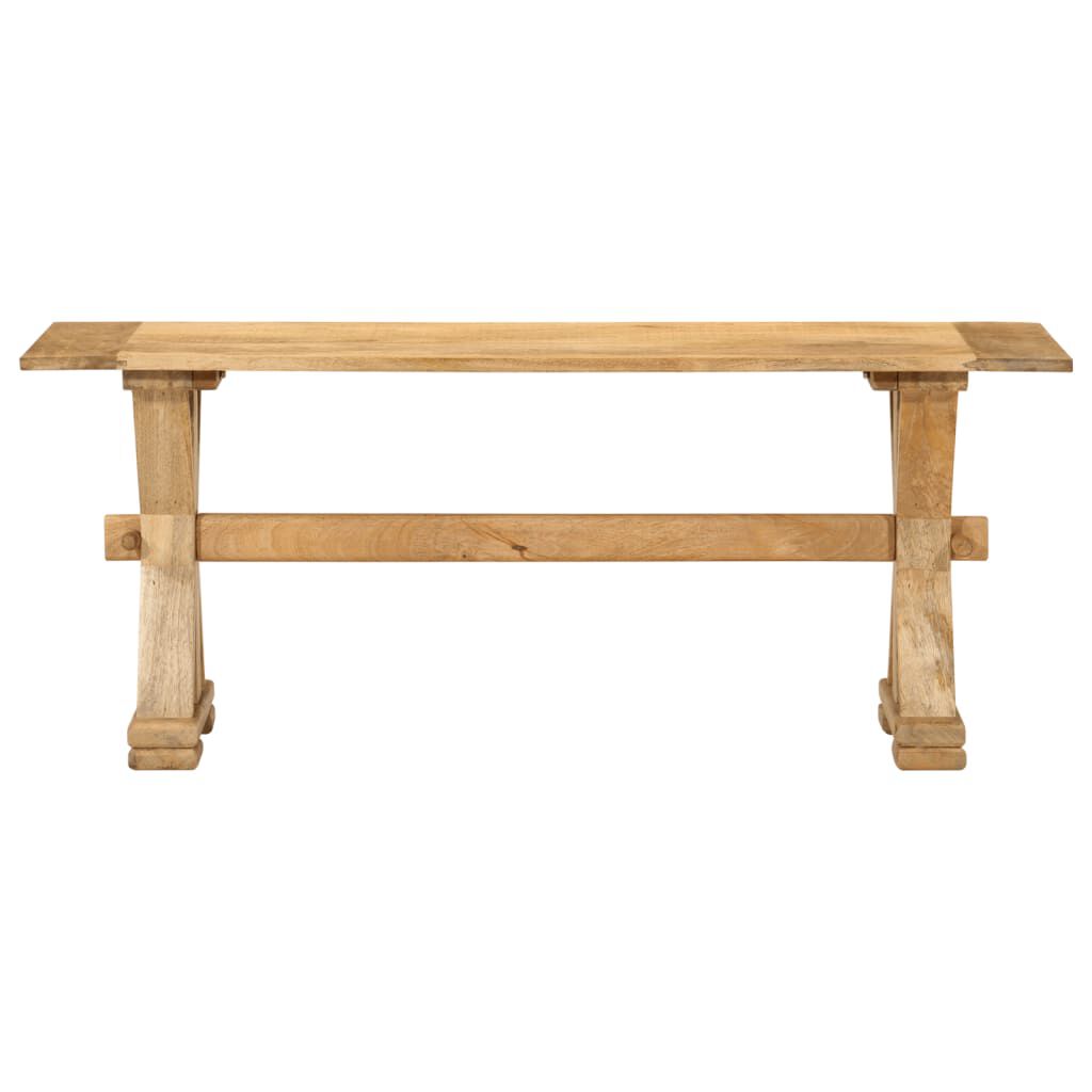 vidaXL Πάγκος 110 x 35 x 45 εκ. από Μασίφ Ξύλο Μάνγκο