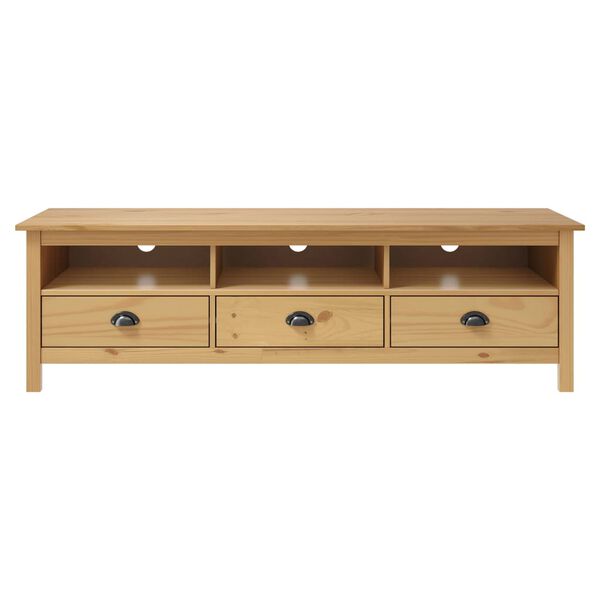 vidaXL Έπιπλο Τηλεόρασης Hill Μελί 158x40x47 εκ. Ξύλο Πεύκου