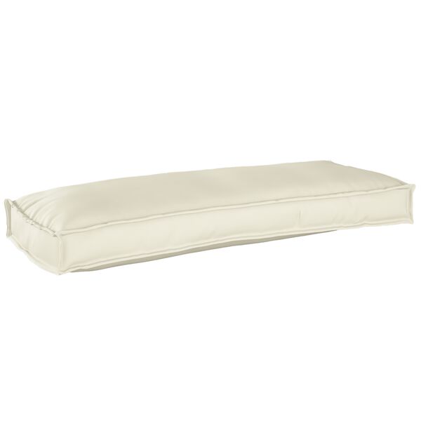 vidaXL Σετ Μαξιλαριών Πάγου 2 pcs Κρεμ 100 x 40 x 8 εκ Ύφασμα Oxford