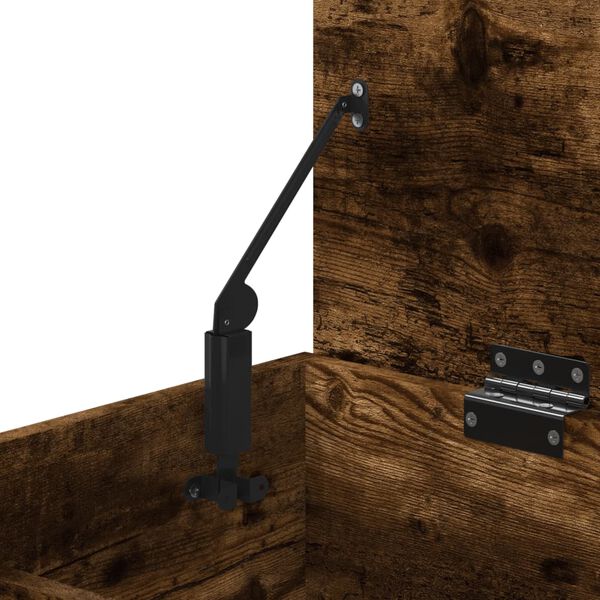 vidaXL Παπουτσοθήκη Καπνιστή Δρυς 60x30x45 εκ. από Επεξεργασμένο Ξύλο