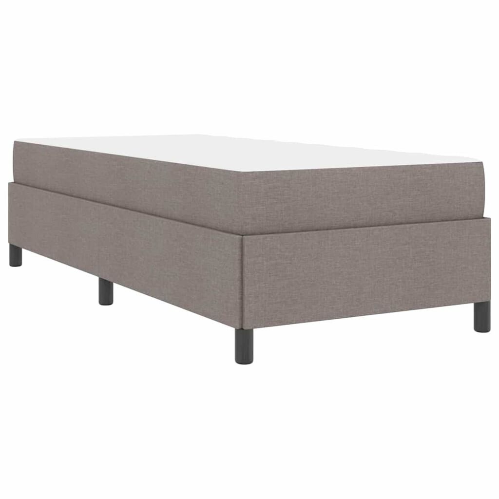 vidaXL Κρεβάτι με ελατήρια Ταμπά και Μαύρο 100 x 200 cm