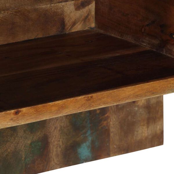 vidaXL Κομοδίνο Πολύχρωμο ντουλάπι 50x27x50cm Στερεό ξύλο αναγεννημένο
