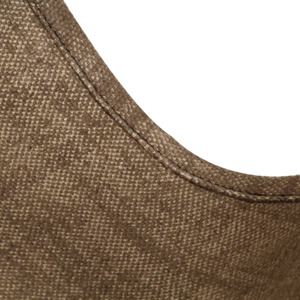 vidaXL Καρέκλα Πεταλούδα Χρώμα Taupe από Καμβά