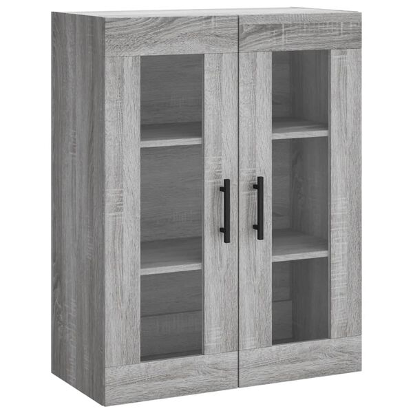 vidaXL Ντουλάπι Τοίχου Γκρι Sonoma 69,5 x 34 x 90 εκ.