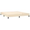 vidaXL &Kappa;&rho;&epsilon;&beta;ά&tau;&iota; Boxspring &mu;&epsilon; &Sigma;&tau;&rho;ώ&mu;&alpha; &Kappa;&rho;&epsilon;&mu; 160x200 &epsilon;&kappa;. &Upsilon;&phi;&alpha;&sigma;&mu;ά&tau;&iota;&nu;&omicron;