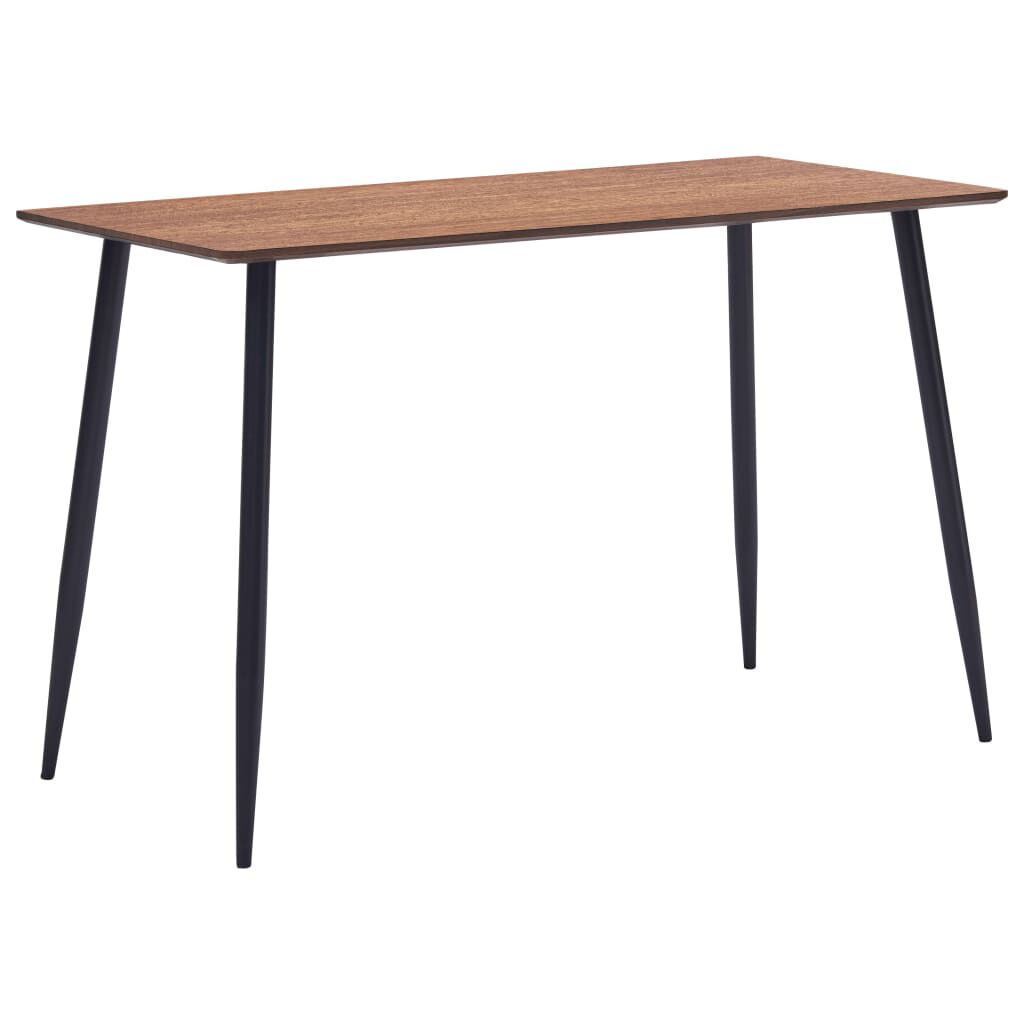 vidaXL Τραπεζαρία Καφέ 120 x 60 x 75 εκ. από MDF