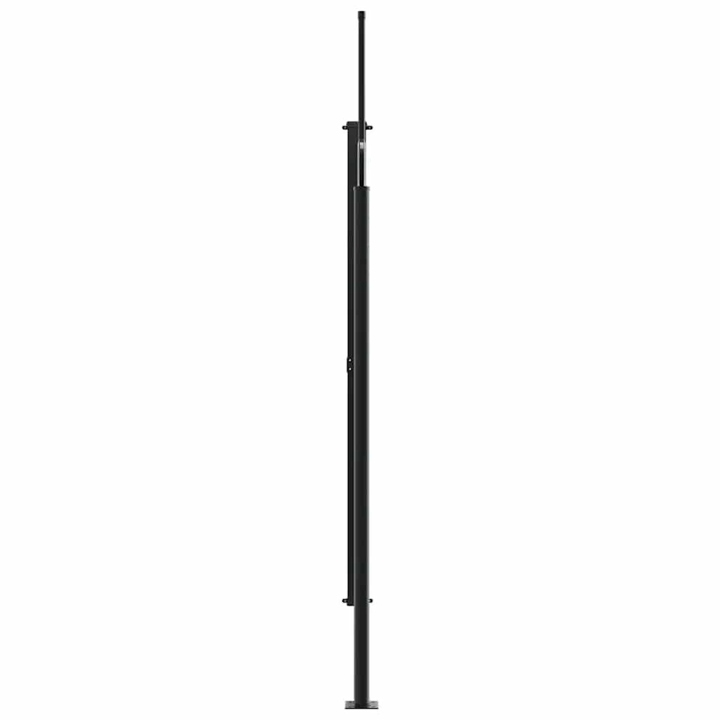 vidaXL Σκίαστρο Πλαϊνό Συρόμενο Μαύρο 220 x 500 εκ.