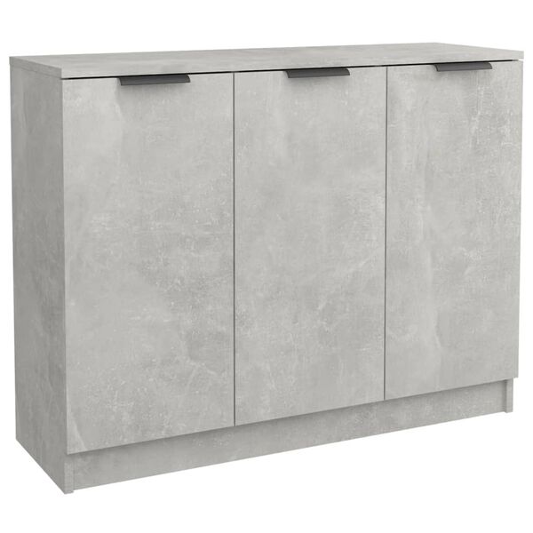 vidaXL Ντουλάπι Γκρι Σκυροδέματος 90,5x30x70 εκ. Επεξεργασμένο Ξύλο