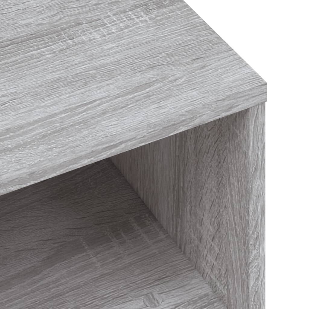 vidaXL Κομοδίνο Γκρι Sonoma 40x30x30 εκ. από Επεξεργασμένο Ξύλο