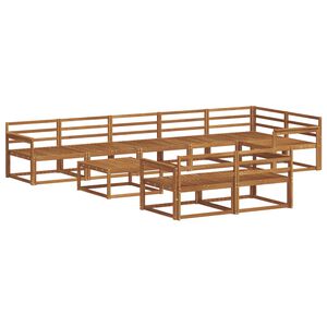 vidaXL &Sigma;&epsilon;&iota;&rho;ά &Kappa;&alpha;&nu;&alpha;&pi;έ &Epsilon;&xi;&omega;&tau;&epsilon;&rho;&iota;&kappa;&omicron;ύ 9 pcs &Phi;&upsilon;&sigma;&iota;&kappa;ό &Sigma;&tau;&epsilon;&rho;&epsilon;ό &Xi;ύ&lambda;&omicron; &Alpha;&kappa;&alpha;&kappa;ί&alpha;&sigmaf;