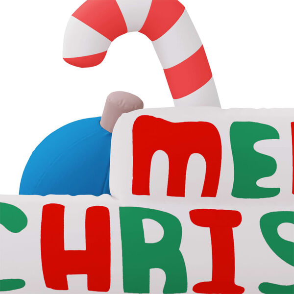 vidaXL Διακοσμητικό Φουσκωτό Merry Christmas με LED 197 εκ.