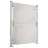 vidaXL Πόρτα Κήπου 100x120 εκ. από Ανοξείδωτο Ατσάλι