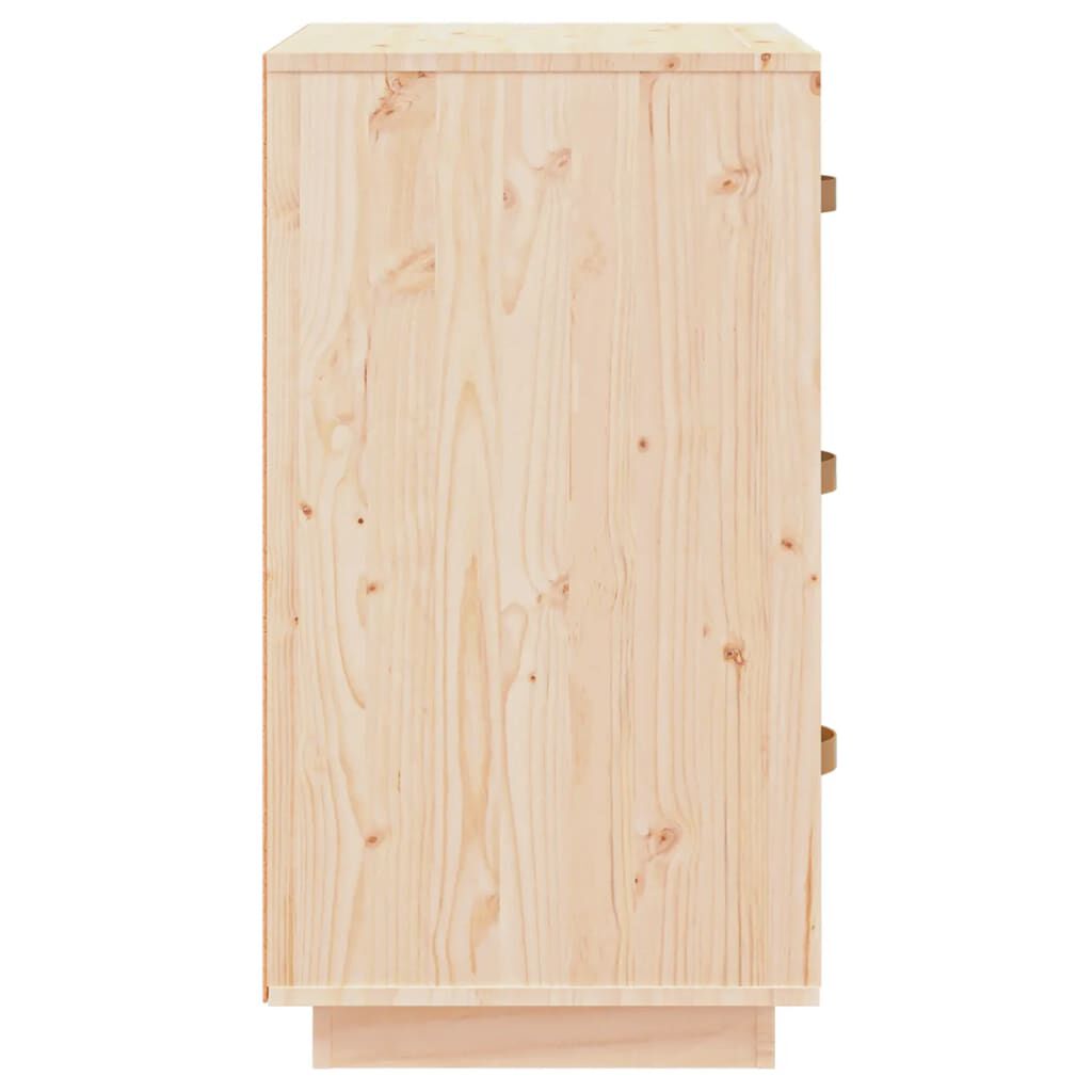 vidaXL Κομοδίνο 40x40x75 εκ. από Μασίφ Ξύλο Πεύκου