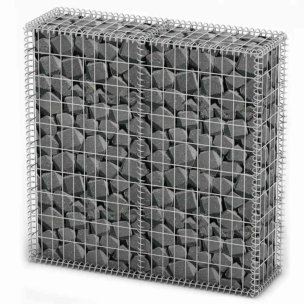 vidaXL Συρματοκιβώτιο 100 x 100 x 30 εκ. Γαλβανισμένο Σύρμα με Καπάκια