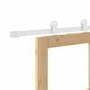 vidaXL Συρόμενη Πόρτα ORKDAL Καφέ 73.5 x 198.5 εκ. Ξύλο και μέταλλο