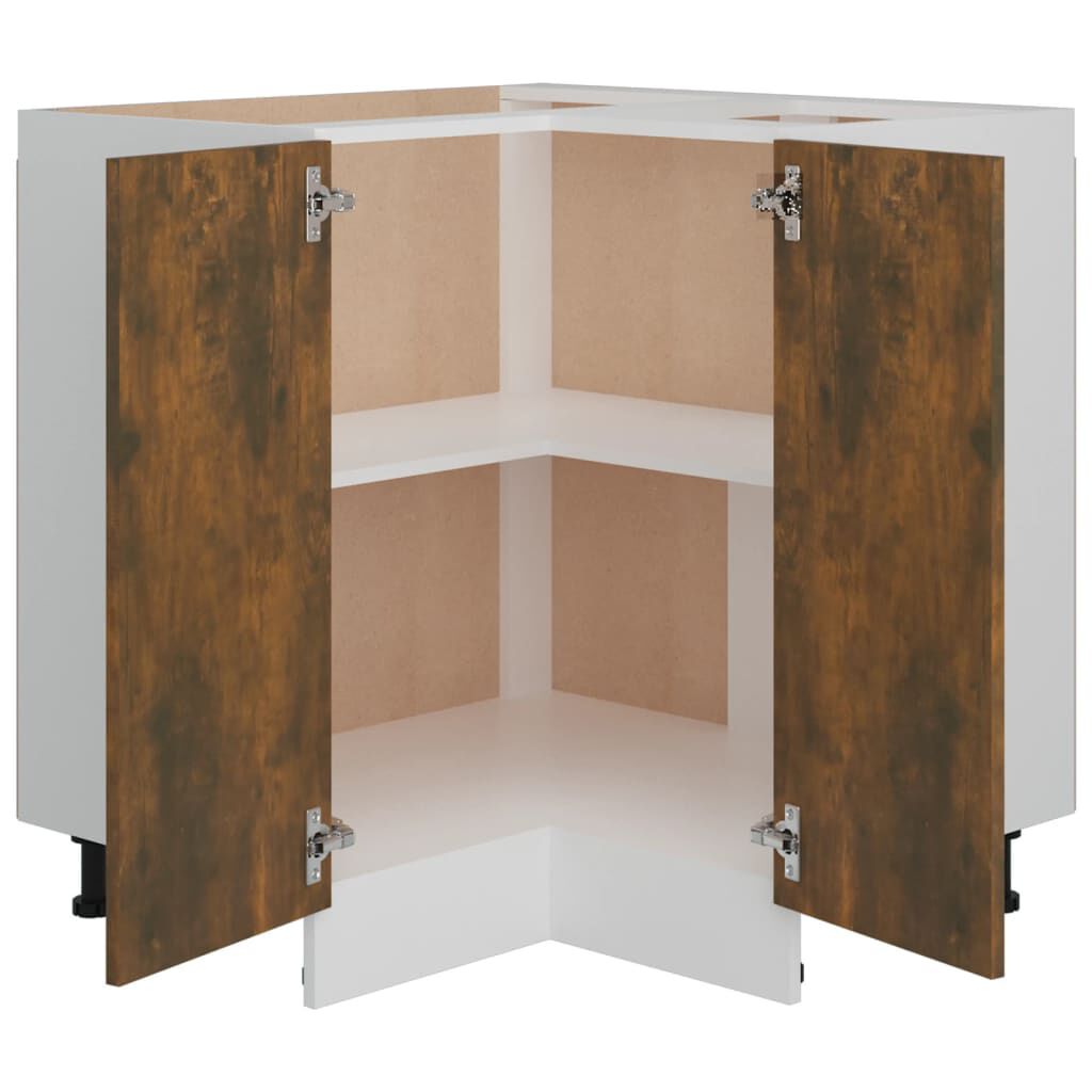 vidaXL Ντουλάπι Κουζίνας Lyon Καπνιστή Δρυς 75,5x75,5x81,5εκ.