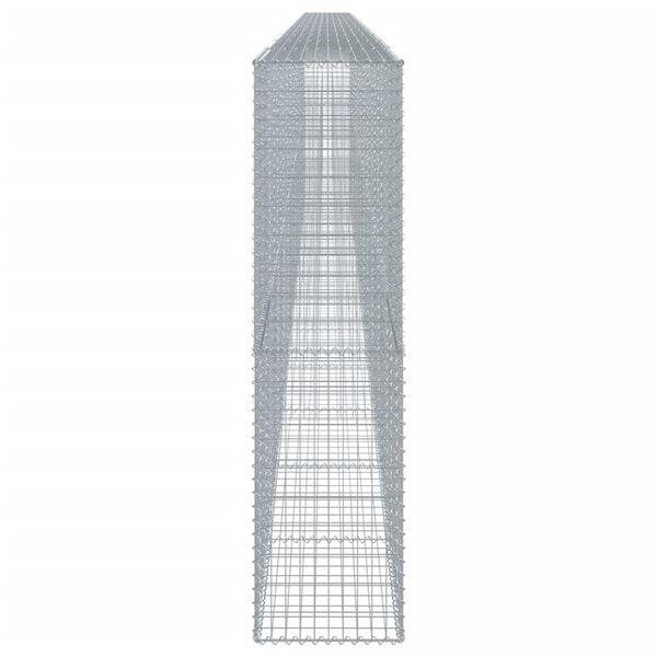 vidaXL Συρματοκιβώτιο με Κάλυμμα 1200x50x200εκ από Γαλβανισμένο Χάλυβα