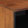vidaXL Ντουλάπι TV με ράφι Καφέ 100 x 33.5 x 46 εκ Μασίφ ξύλο μάνγκο