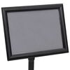 vidaXL Βάσεις Αφισών 2 pcs Μαύρο 32.5x 24 x 78 εκ Κράμα Αλουμινίου