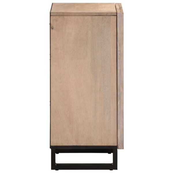 vidaXL Ντουλάπι 40x34x75 εκ. από Μασίφ Ξύλο Μάνγκο