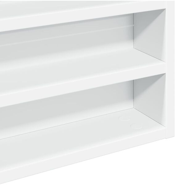 vidaXL Ραφιέρα Λευκή 80x8,5x58 εκ. από Επεξεργασμένο Ξύλο