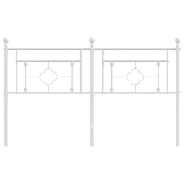 vidaXL Κεφαλάρι Λευκό 150 εκ. Μεταλλικό