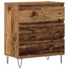 vidaXL Πλαϊνό γραφείο Παλαιό ξύλο 60 x 35 x 70 cm Επεξεργασμένο ξύλο