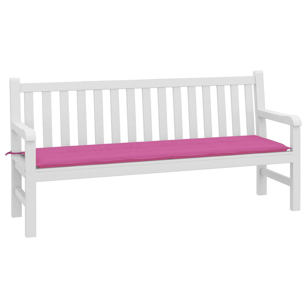 vidaXL Μαξιλάρι Παγκάκι Κήπου Ροζ 180 x 50 x 4 cm Ύφασμα Oxford