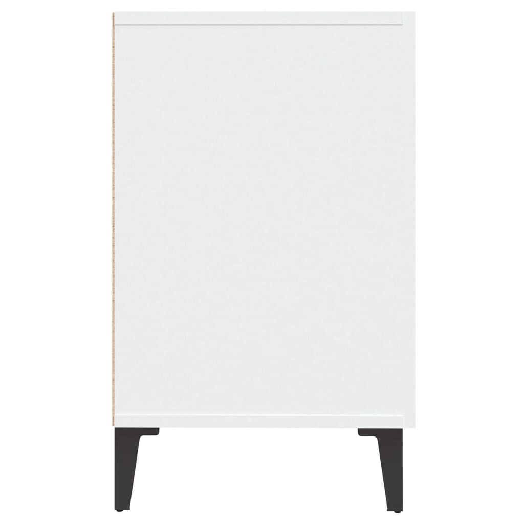 vidaXL Ντουλάπι Γυαλιστερό Λευκό 100 x 36 x60 εκ. Επεξεργασμένο Ξύλο