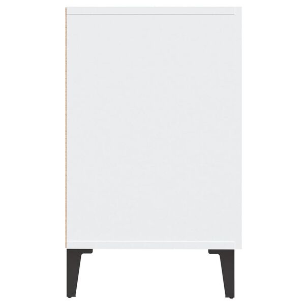vidaXL Ντουλάπι Γυαλιστερό Λευκό 100 x 36 x60 εκ. Επεξεργασμένο Ξύλο