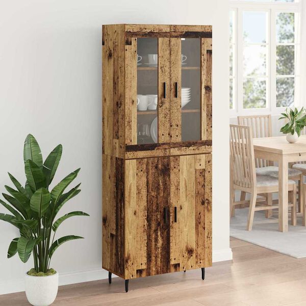 vidaXL Highboard 2 pcs &Pi;&alpha;&lambda;&iota;ό &Xi;ύ&lambda;&omicron; &Epsilon;&pi;&epsilon;&xi;&epsilon;&rho;&gamma;&alpha;&sigma;&mu;έ&nu;&omicron; &xi;ύ&lambda;&omicron;