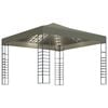 vidaXL &Kappa;&iota;ό&sigma;&kappa;&iota; &mu;&epsilon; &Phi;&omega;&tau;ά&kappa;&iota;&alpha; LED Taupe 3 x 3 &mu;.