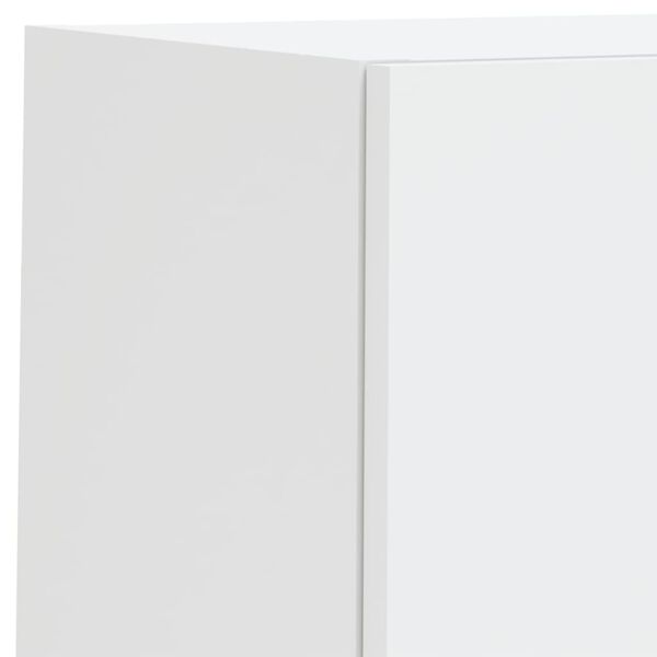 vidaXL Ντουλάπι Τηλεόρασης με LED Λευκό 30,5 x 30 x 60 εκ.