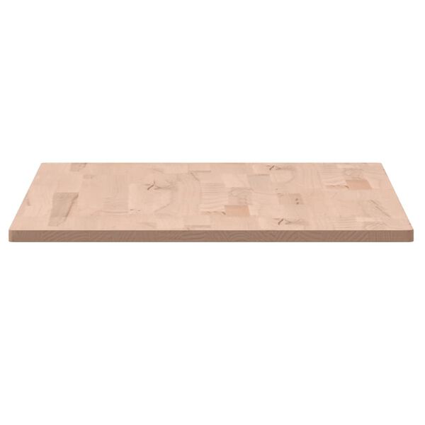 vidaXL Επιφάνεια Τραπεζιού Ορθογώνια 80x40x1,5 εκ. Μασίφ Ξύλο Οξιάς