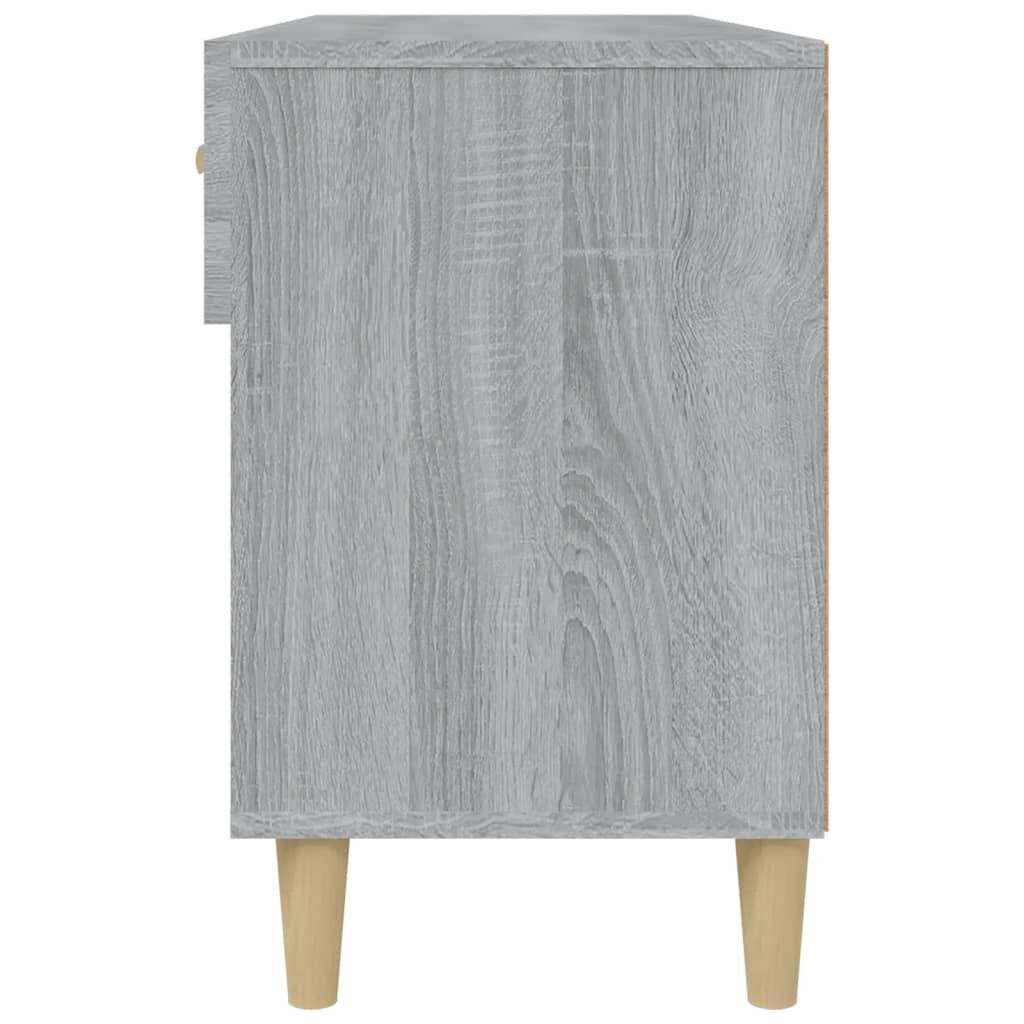 vidaXL Παπουτσοθήκη Γκρι Sonoma 102x35x55 εκ. από Επεξεργασμένο Ξύλο