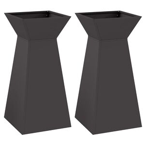vidaXL &Gamma;&lambda;ά&sigma;&tau;&rho;&alpha; &Pi;&upsilon;&lambda;ώ&nu;&alpha;&sigmaf; 2 &tau;&mu;&chi;. &Mu;&alpha;ύ&rho;&omicron; 35 x 35 x 73 &epsilon;&kappa;.