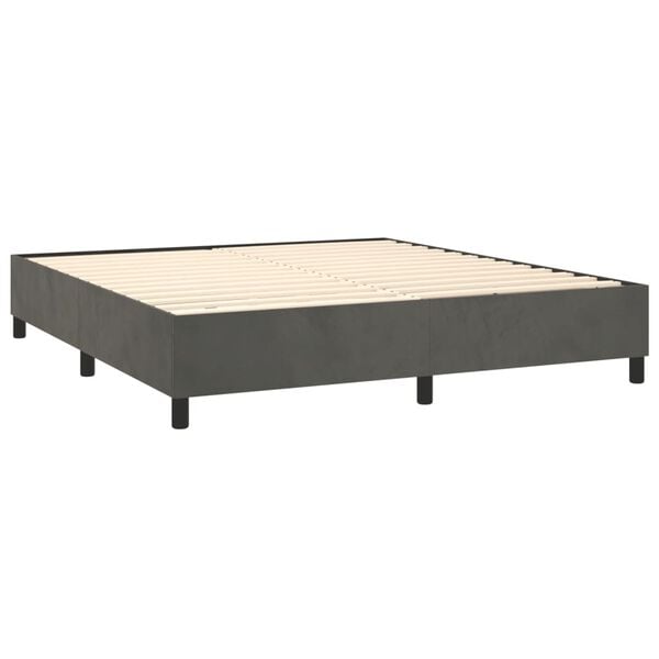 vidaXL &Kappa;&rho;&epsilon;&beta;ά&tau;&iota; Boxspring &mu;&epsilon; &Sigma;&tau;&rho;ώ&mu;&alpha; &Sigma;&kappa;&omicron;ύ&rho;&omicron; &Gamma;&kappa;&rho;&iota; 160x200 &epsilon;&kappa;. &Beta;&epsilon;&lambda;&omicron;ύ&delta;&iota;&nu;&omicron;