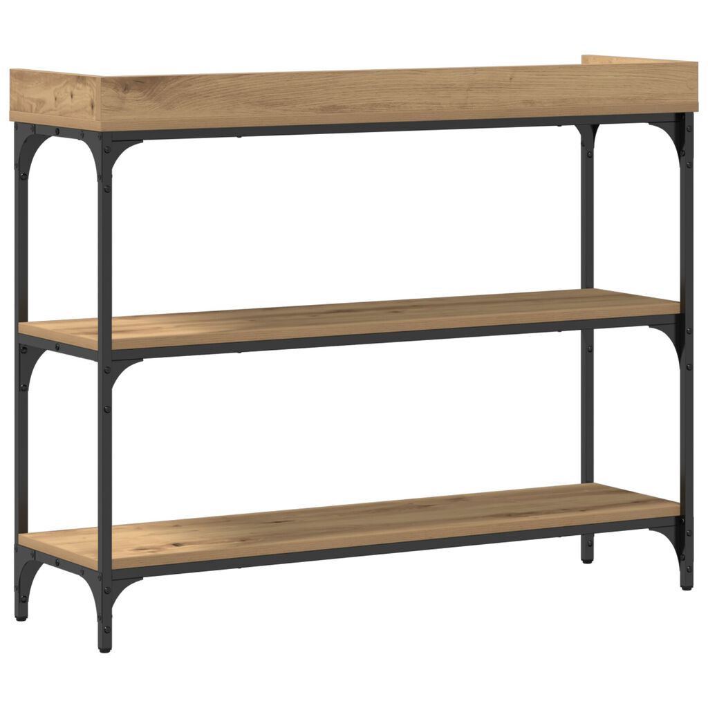 vidaXL Κονσόλα Ξύλου Artisan 100x30x80 εκ. Κατασκευασμένο ξύλο & Ατσάλι