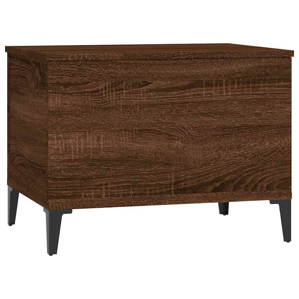 vidaXL Τραπεζάκι Σαλονιού Καφέ Δρυς 60x44,5x45 εκ. Επεξεργασμένο Ξύλο