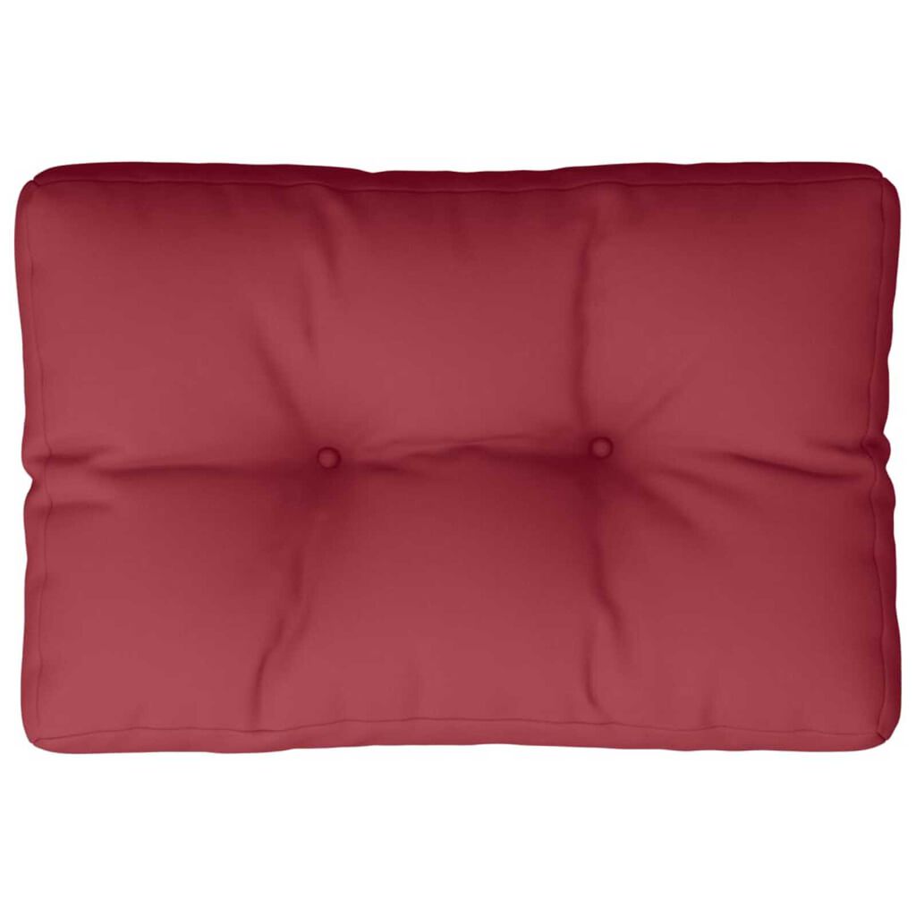 vidaXL Μαξιλάρι Παλέτας Μπορτντό 60 x 40 x 12 εκ. Υφασμάτινο