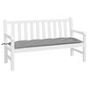 vidaXL Μαξιλάρι Πάγκου Κήπου Γκρι 150x50x7 εκ. Ύφασμα Oxford
