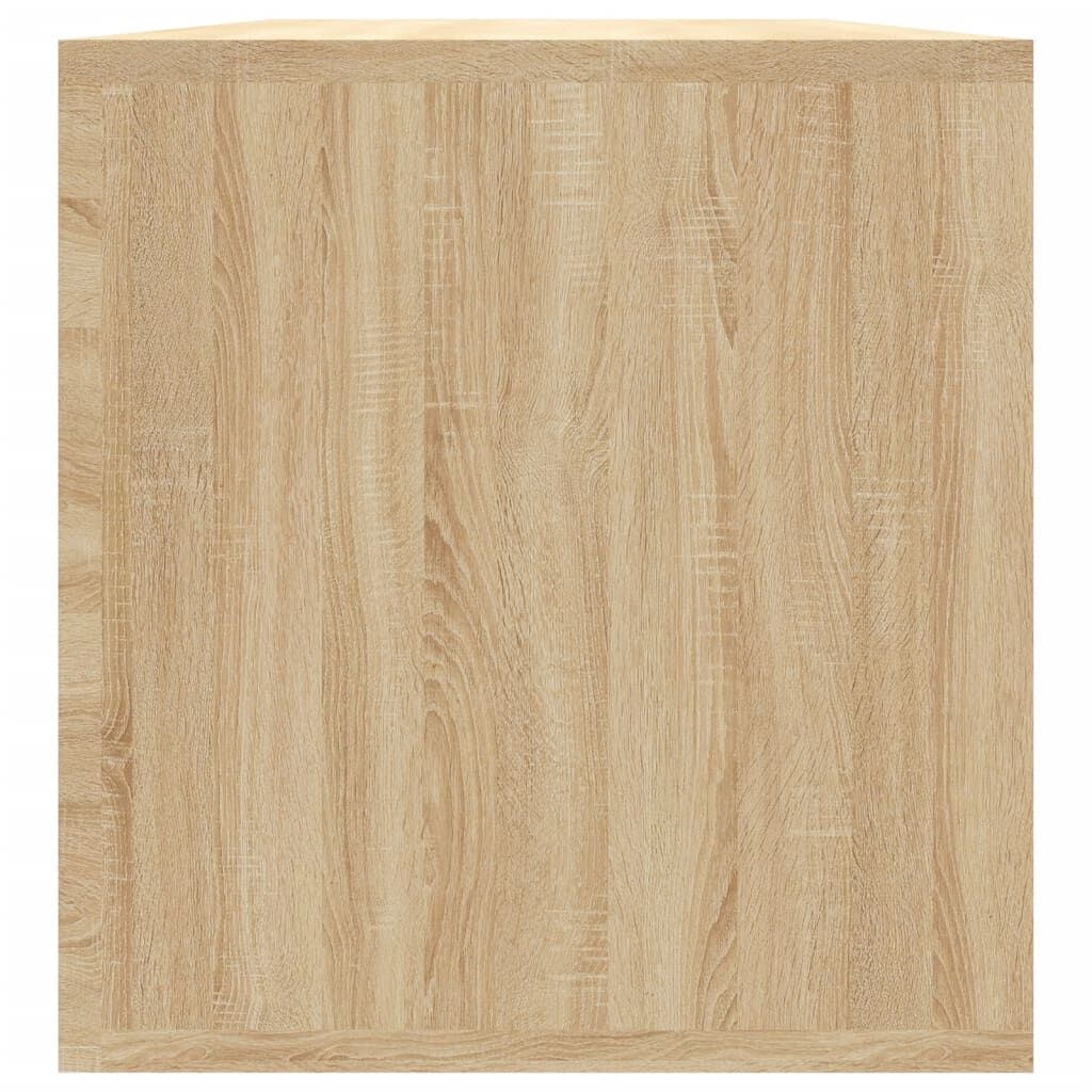 vidaXL Έπιπλο Δίσκων Βινυλίου Sonoma Δρυς 71x34x36 εκ. Επεξεργ. Ξύλο