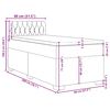 vidaXL &Kappa;&rho;&epsilon;&beta;ά&tau;&iota; Boxspring &mu;&epsilon; &Sigma;&tau;&rho;ώ&mu;&alpha; &Sigma;&kappa;&omicron;ύ&rho;&omicron; &Pi;&rho;ά&sigma;&iota;&nu;&omicron; 80x200 &epsilon;&kappa;. &Beta;&epsilon;&lambda;&omicron;ύ&delta;&iota;&nu;&omicron;