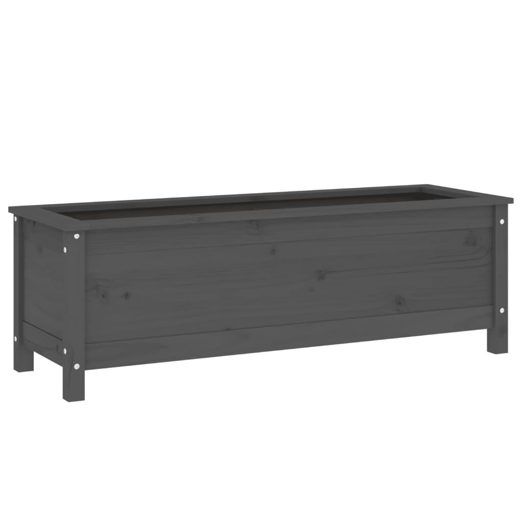 vidaXL Ζαρντινιέρα Υπερυψωμένη 119,5x40x39 εκ. από Μασίφ Ξύλο Πεύκου