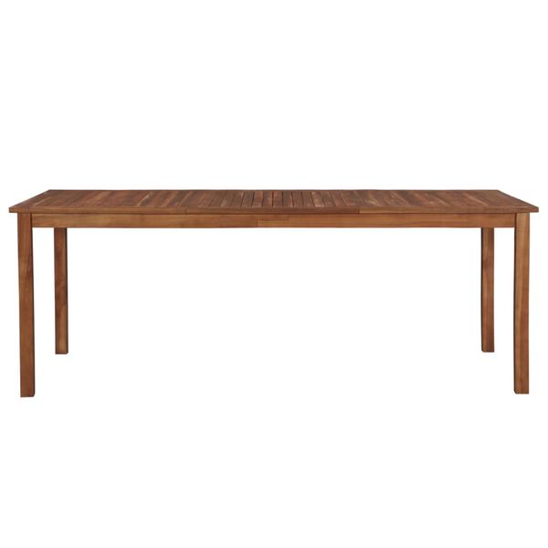 vidaXL Τραπέζι Κήπου 200 x 100 x 74 εκ. από Μασίφ Ξύλο Ακακίας